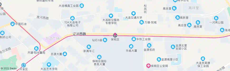 大连保税区站_公交站地图_大连公交_妙搜公交查询2025