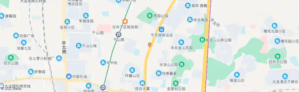 大连千山路(华东路)_公交站地图_大连公交_妙搜公交查询2025