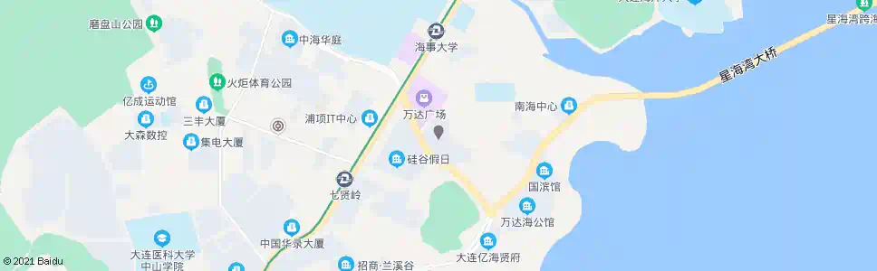 大连未名山_公交站地图_大连公交_妙搜公交查询2025