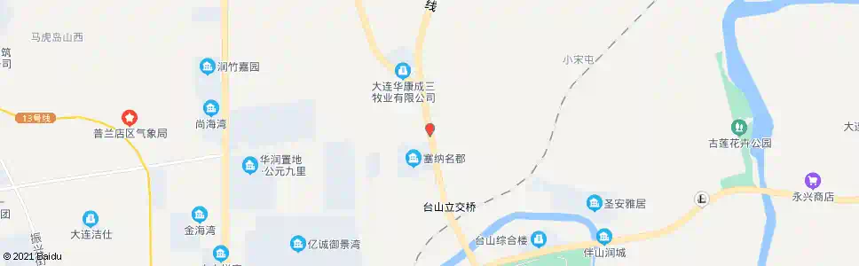 大连虎山社区_公交站地图_大连公交_妙搜公交查询2025