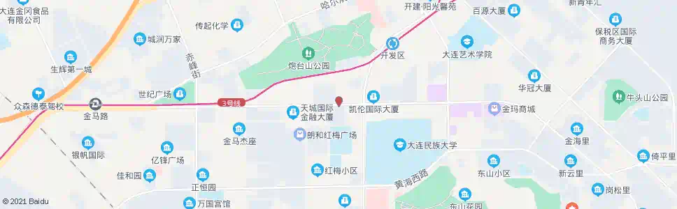 大连银帆宾馆_公交站地图_大连公交_妙搜公交查询2025