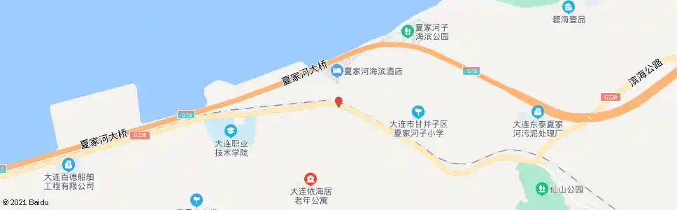 大连夏家河浴场_公交站地图_大连公交_妙搜公交查询2025