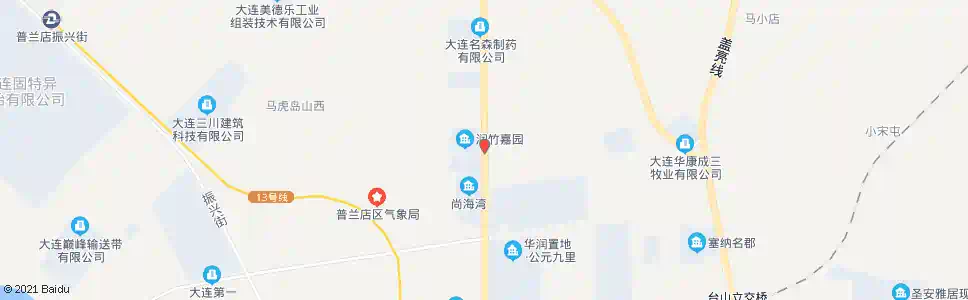 大连润竹家园_公交站地图_大连公交_妙搜公交查询2025
