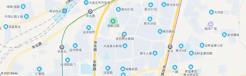 大连金色阳光家园_公交站地图_大连公交_妙搜公交查询2025