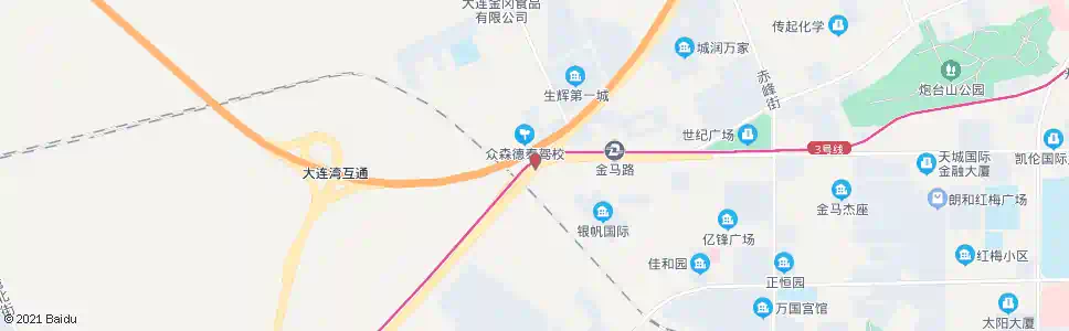 大连振兴路_公交站地图_大连公交_妙搜公交查询2025