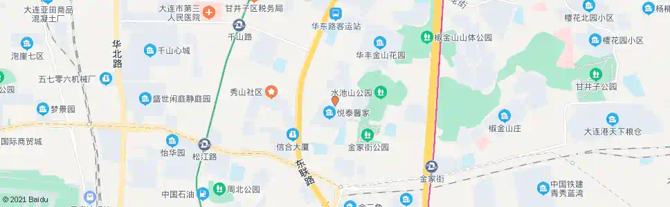 大连金荣路_公交站地图_大连公交_妙搜公交查询2025