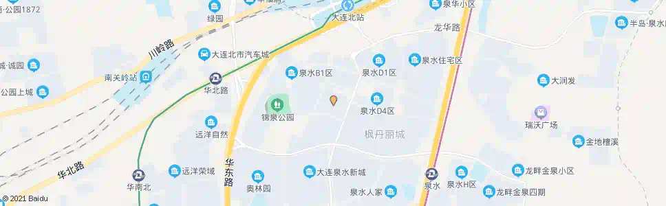 大连泉水B4区_公交站地图_大连公交_妙搜公交查询2025