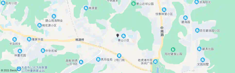 大连景山市场_公交站地图_大连公交_妙搜公交查询2025