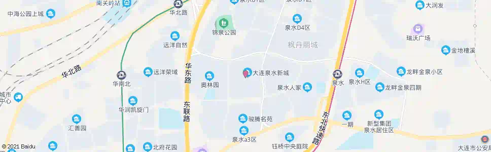 大连美域盛景_公交站地图_大连公交_妙搜公交查询2025