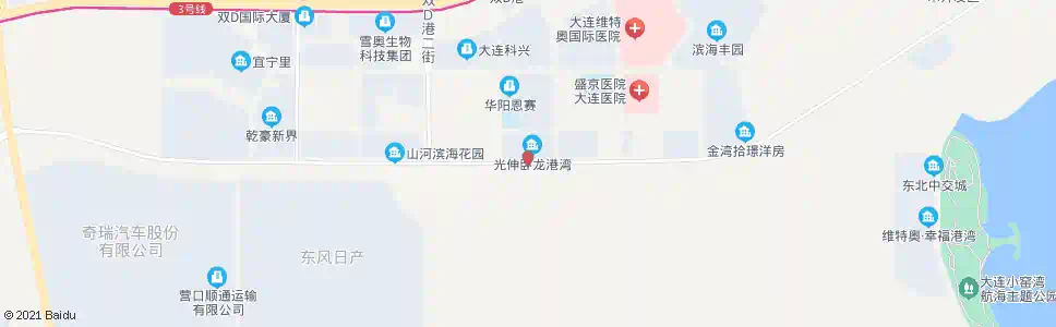 大连光伸卧龙港湾_公交站地图_大连公交_妙搜公交查询2025