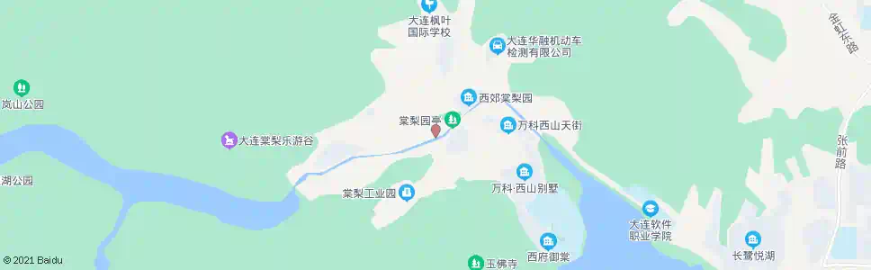 大连棠梨沟_公交站地图_大连公交_妙搜公交查询2025