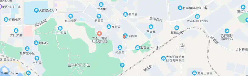 大连东阁里_公交站地图_大连公交_妙搜公交查询2025