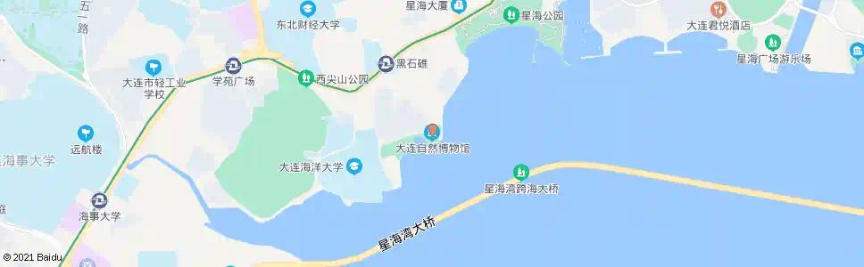 大连自然博物馆_公交站地图_大连公交_妙搜公交查询2025