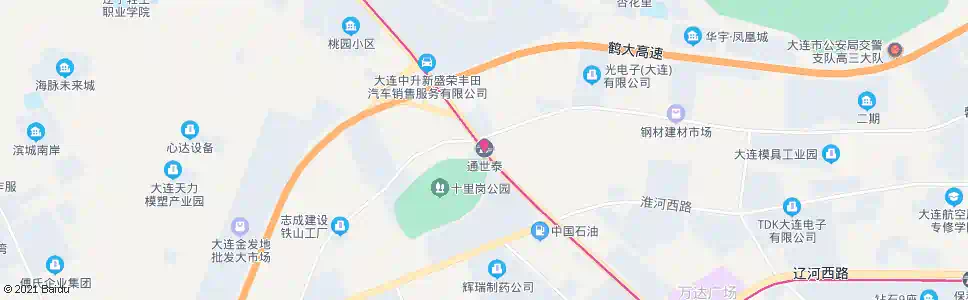 大连通世泰_公交站地图_大连公交_妙搜公交查询2025
