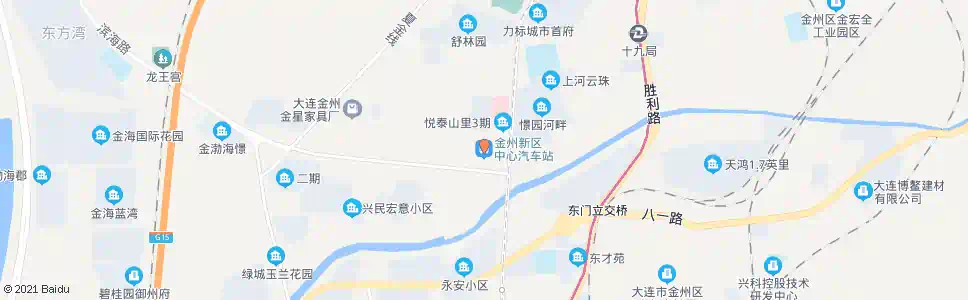 大连金州中心汽车站_公交站地图_大连公交_妙搜公交查询2025
