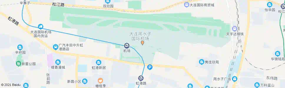 大连机场_公交站地图_大连公交_妙搜公交查询2025