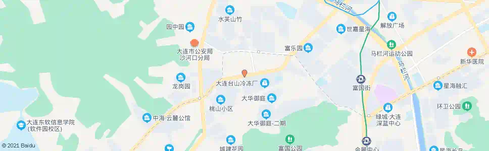 大连台山村_公交站地图_大连公交_妙搜公交查询2025