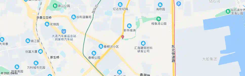 大连春柳河新玛特_公交站地图_大连公交_妙搜公交查询2025
