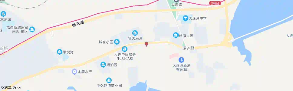 大连恒大港湾_公交站地图_大连公交_妙搜公交查询2025