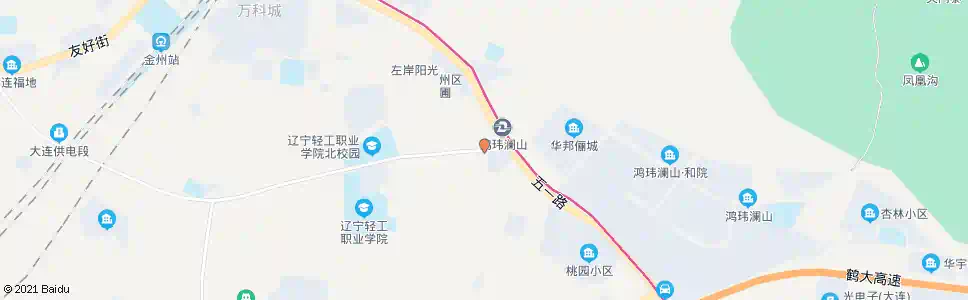 大连金港路东_公交站地图_大连公交_妙搜公交查询2025