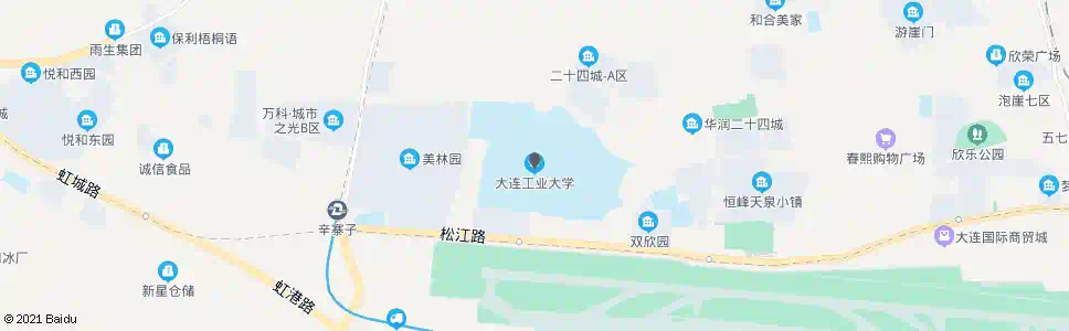大连工业大学_公交站地图_大连公交_妙搜公交查询2025