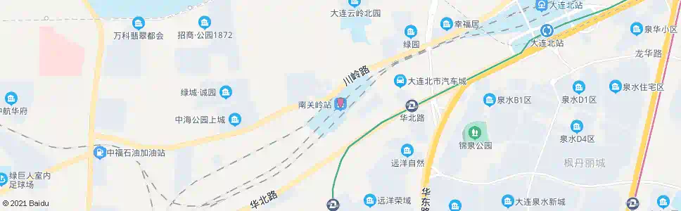大连南关岭_公交站地图_大连公交_妙搜公交查询2025