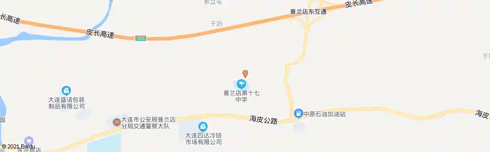 大连十七中学_公交站地图_大连公交_妙搜公交查询2025
