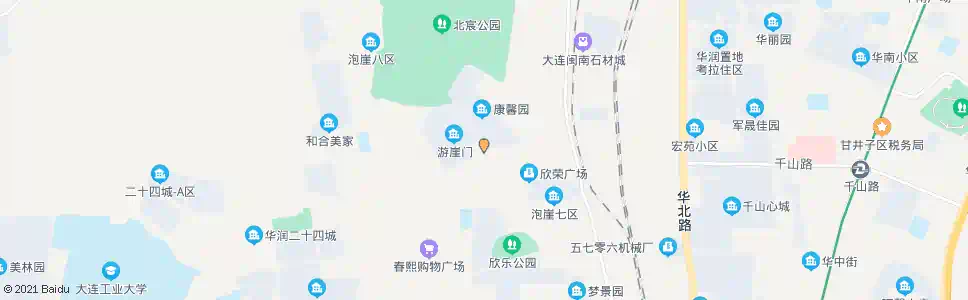 大连泡崖街道_公交站地图_大连公交_妙搜公交查询2025