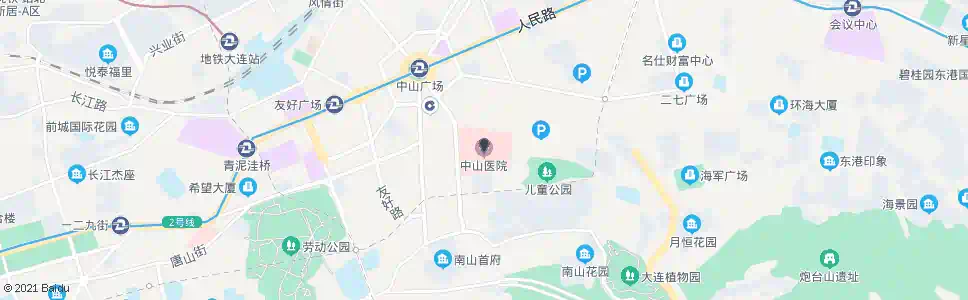 大连中山医院_公交站地图_大连公交_妙搜公交查询2025