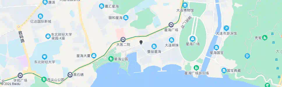 大连星雨街西_公交站地图_大连公交_妙搜公交查询2025