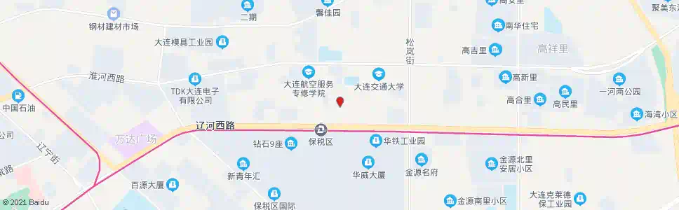 大连自来水营业所_公交站地图_大连公交_妙搜公交查询2025