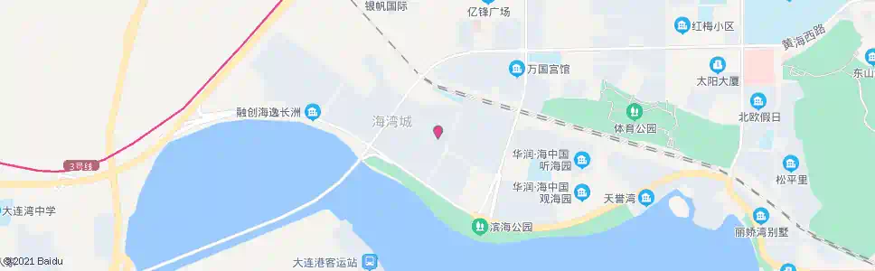大连海湾城_公交站地图_大连公交_妙搜公交查询2025