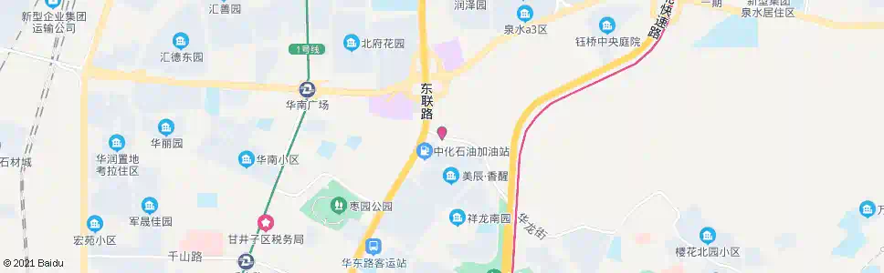 大连华东路_公交站地图_大连公交_妙搜公交查询2025