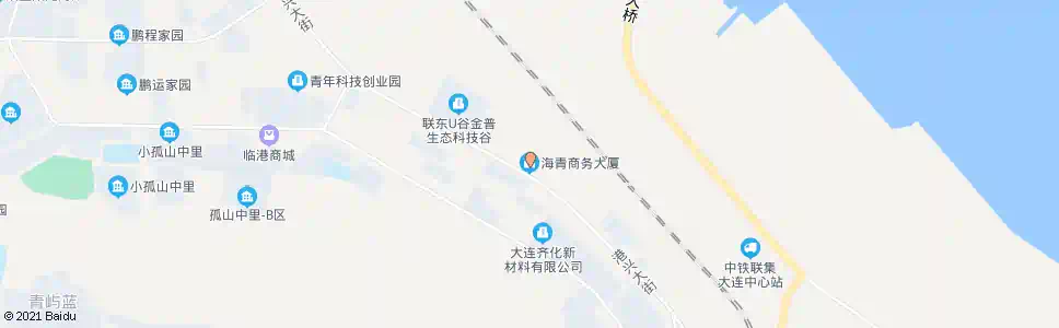 大连海青商务大厦_公交站地图_大连公交_妙搜公交查询2025