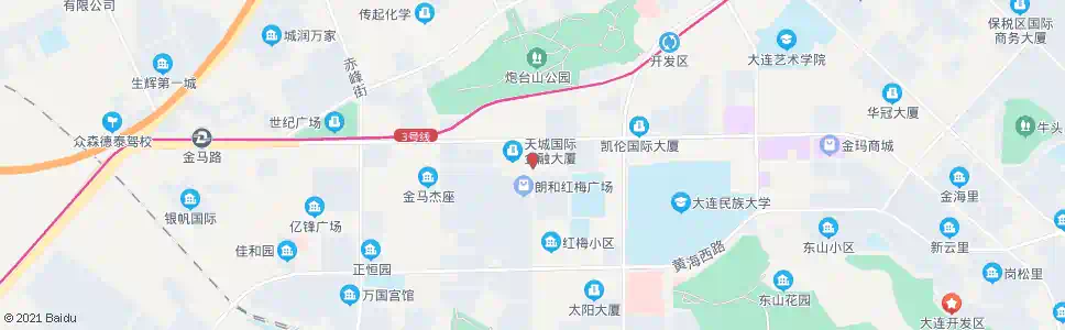 大连金丰大厦_公交站地图_大连公交_妙搜公交查询2025
