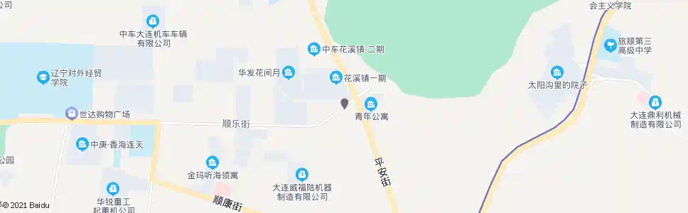 大连顺乐东街_公交站地图_大连公交_妙搜公交查询2025