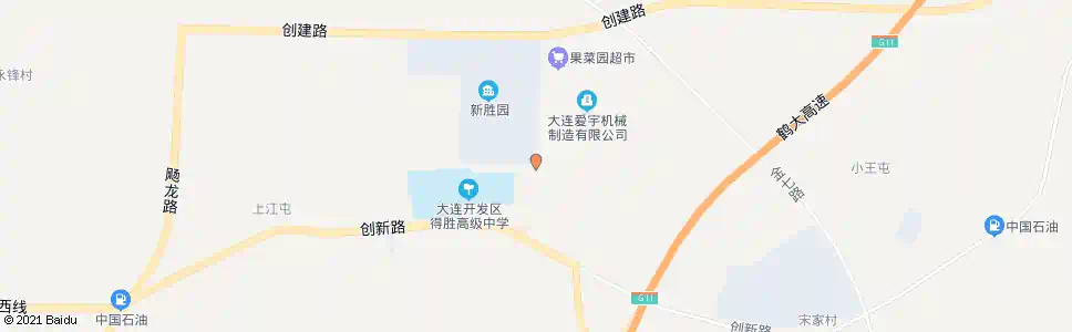 大连新胜园一期_公交站地图_大连公交_妙搜公交查询2025
