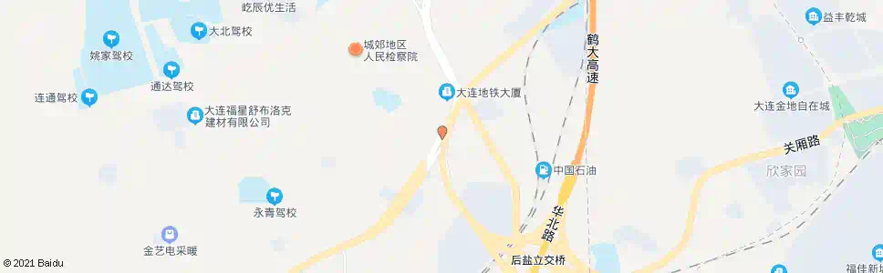 大连后盐陶瓷建材市场_公交站地图_大连公交_妙搜公交查询2025