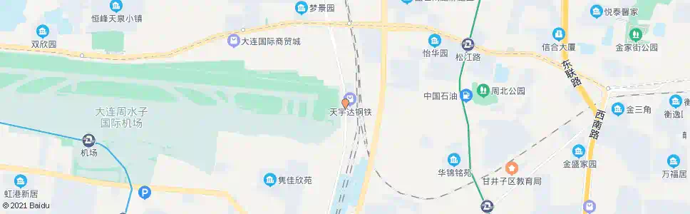 大连西北路钢材市场_公交站地图_大连公交_妙搜公交查询2025
