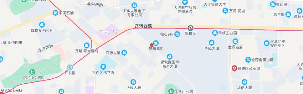 大连黄海西六路_公交站地图_大连公交_妙搜公交查询2025