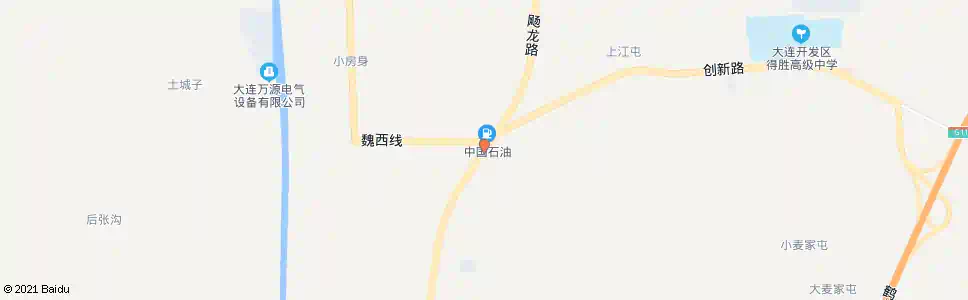 大连沙包加油站_公交站地图_大连公交_妙搜公交查询2025