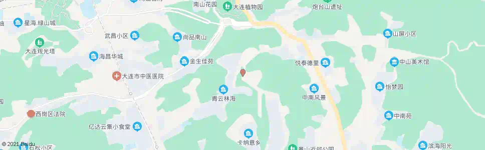 大连中青街_公交站地图_大连公交_妙搜公交查询2025