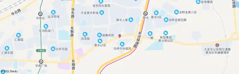 大连钰桥中央庭院_公交站地图_大连公交_妙搜公交查询2025