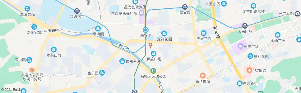 大连解放广场_公交站地图_大连公交_妙搜公交查询2025