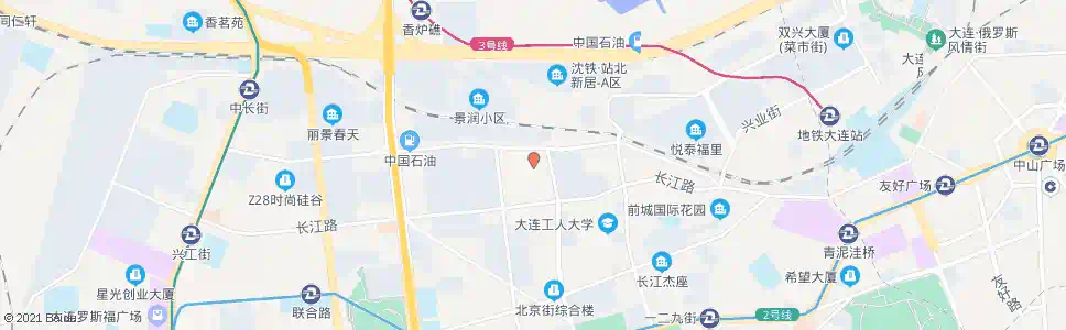 大连光荣街道养老服务中心_公交站地图_大连公交_妙搜公交查询2025