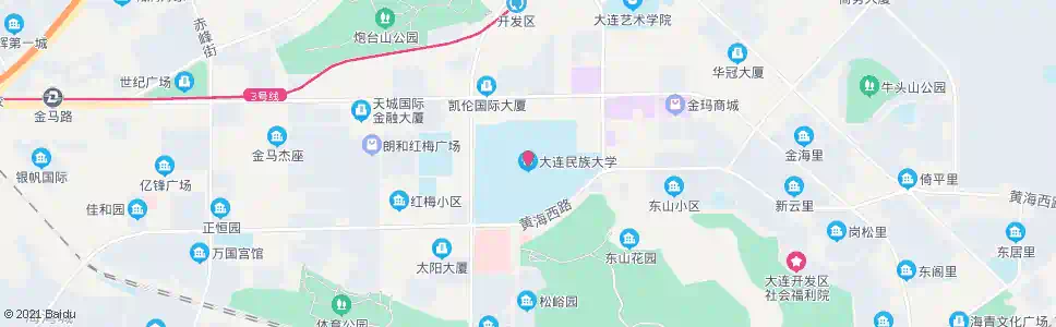 大连民族学院_公交站地图_大连公交_妙搜公交查询2025