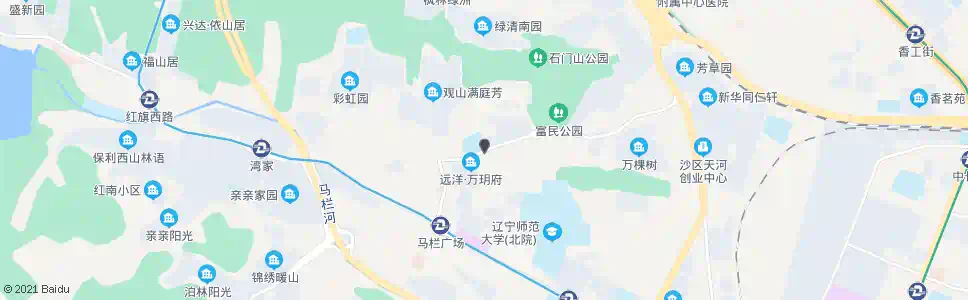 大连马栏小学_公交站地图_大连公交_妙搜公交查询2025