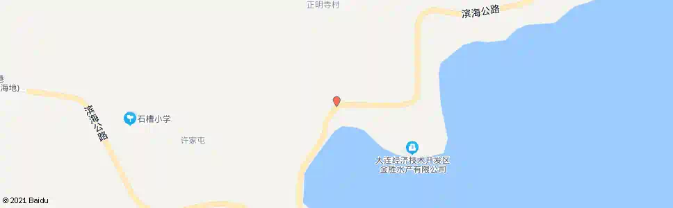 大连正明寺村南_公交站地图_大连公交_妙搜公交查询2025