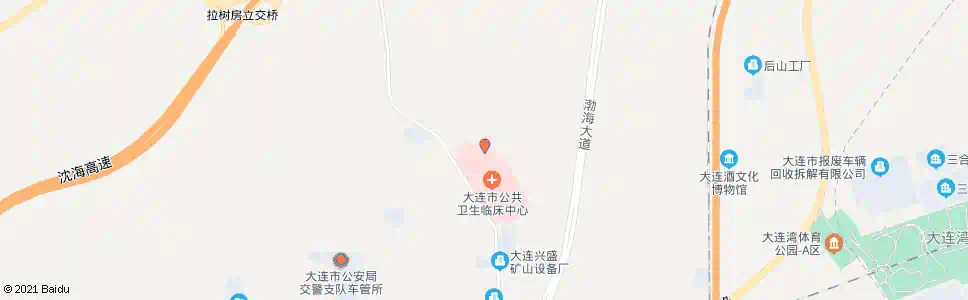 大连结核医院_公交站地图_大连公交_妙搜公交查询2025