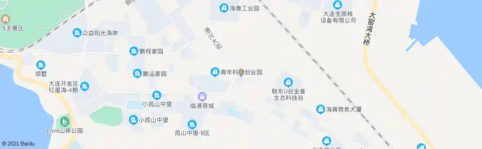 大连大孤山街道_公交站地图_大连公交_妙搜公交查询2025